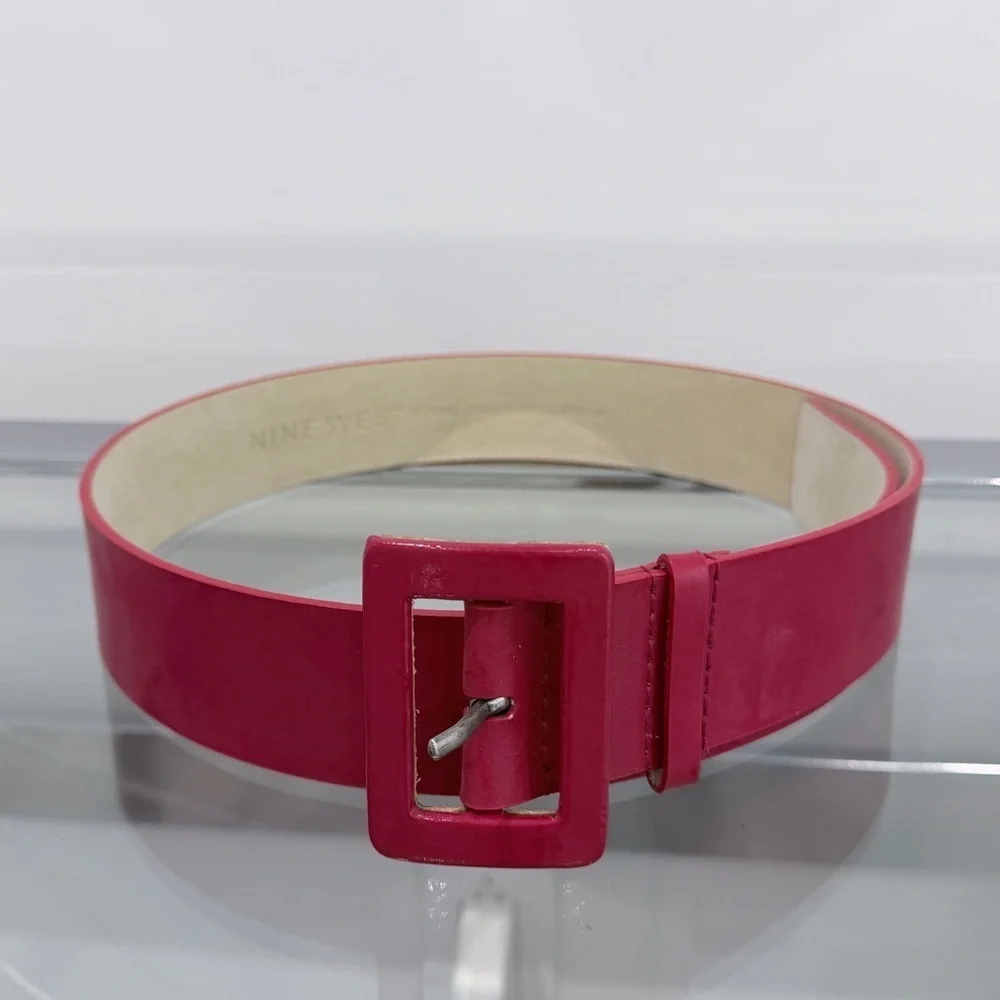 Nine West Leather Red Women's Belt